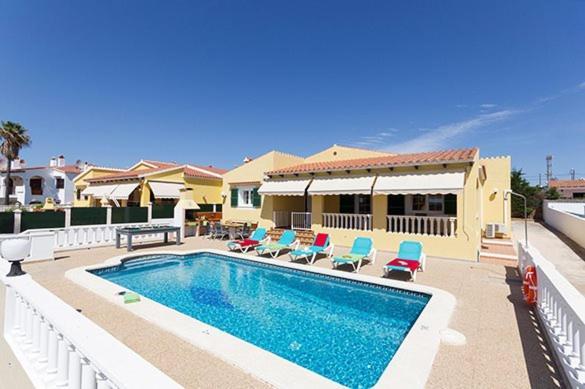 Villa Vistamar Cala En Porter  ภายนอก รูปภาพ